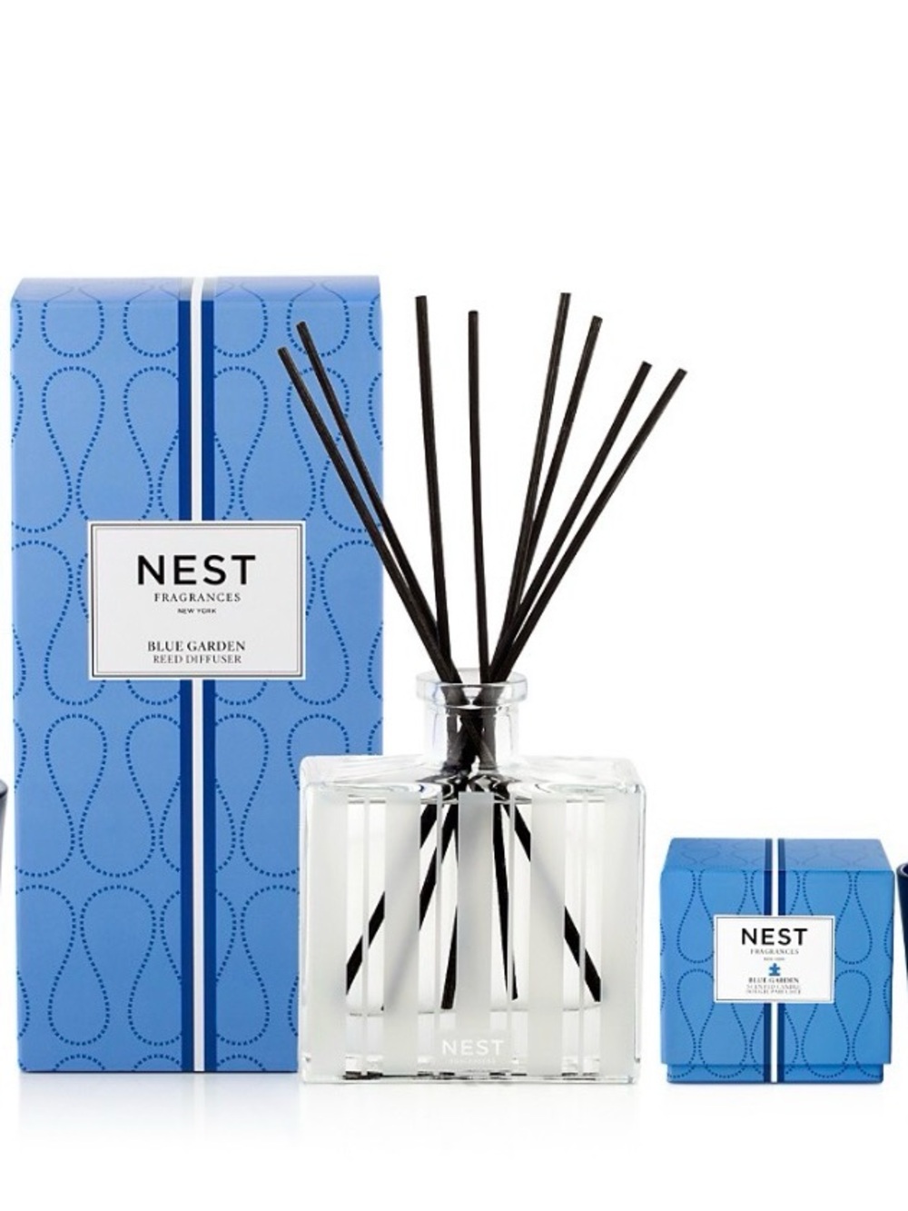 NEST New York Blue Garden Candle & Diffuser Set *Rare*